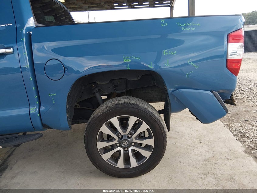 2021 Toyota Tundra Limited VIN: 5TFFY5F11MX290066 Lot: 45613878