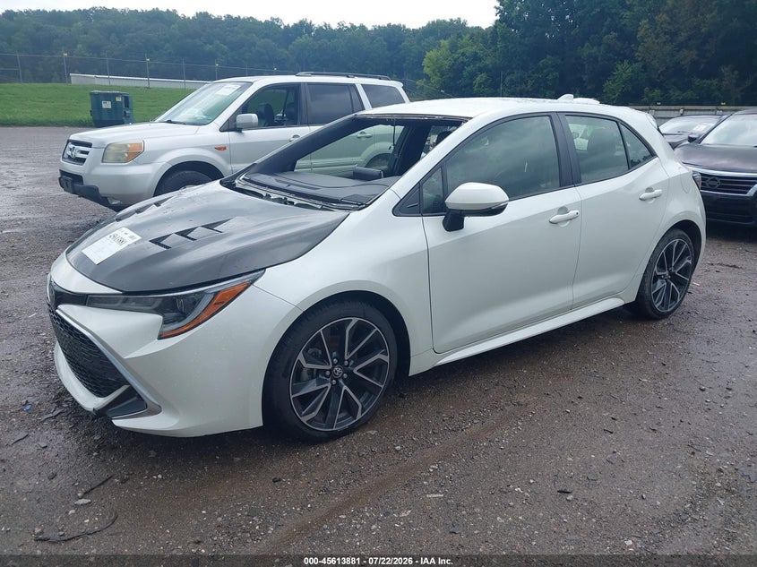 Vin: jtnk4rbe1k3018515, lot: 46112331, toyota corolla xse 20192