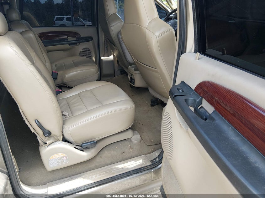 2005 Ford Excursion Limited VIN: 1FMSU43P85EA65343 Lot: 45613891