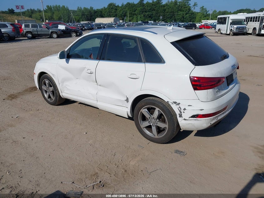 Vin: wa1efcfs9fr003718, lot: 46112346, audi q3 2.0t premium plus 20153