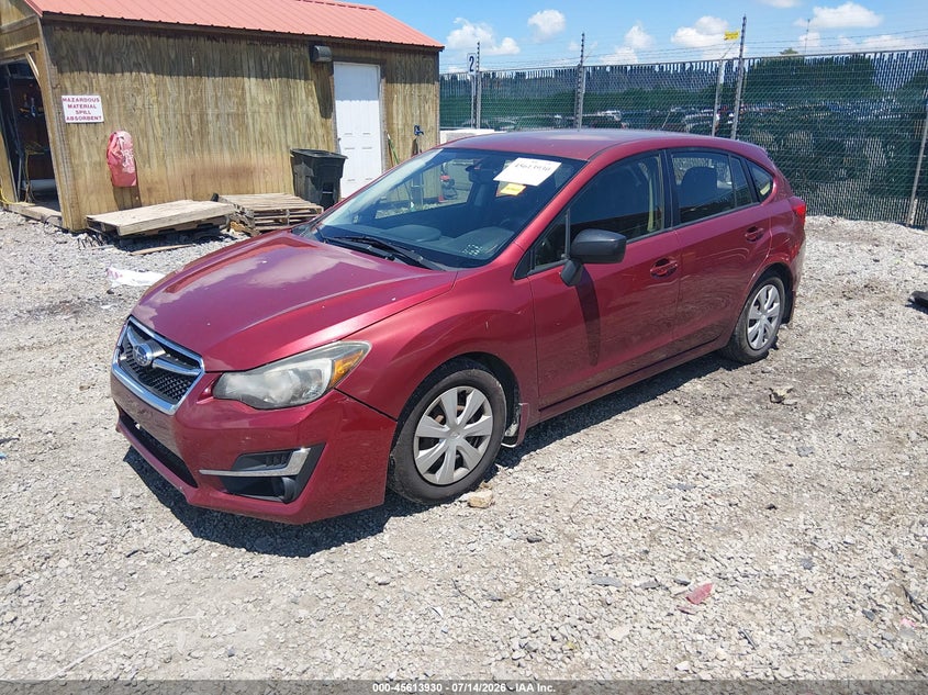 2016 SUBARU IMPREZA auction photo 2