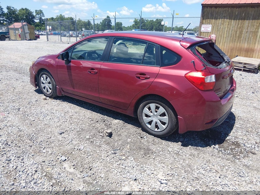 2016 SUBARU IMPREZA auction photo 3