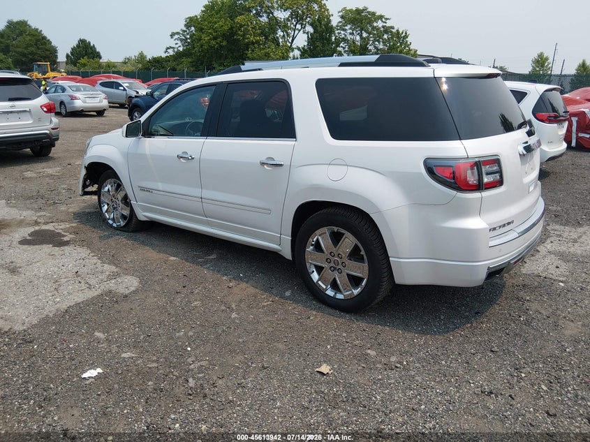 Vin: 1gkkvtkd7gj217176, lot: 46112392, gmc acadia denali 20163