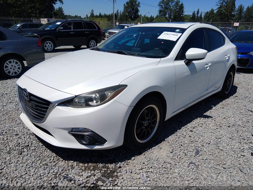 Vin: jm1bm1v71f1233350, lot: 46112418, mazda mazda3 i touring 20152