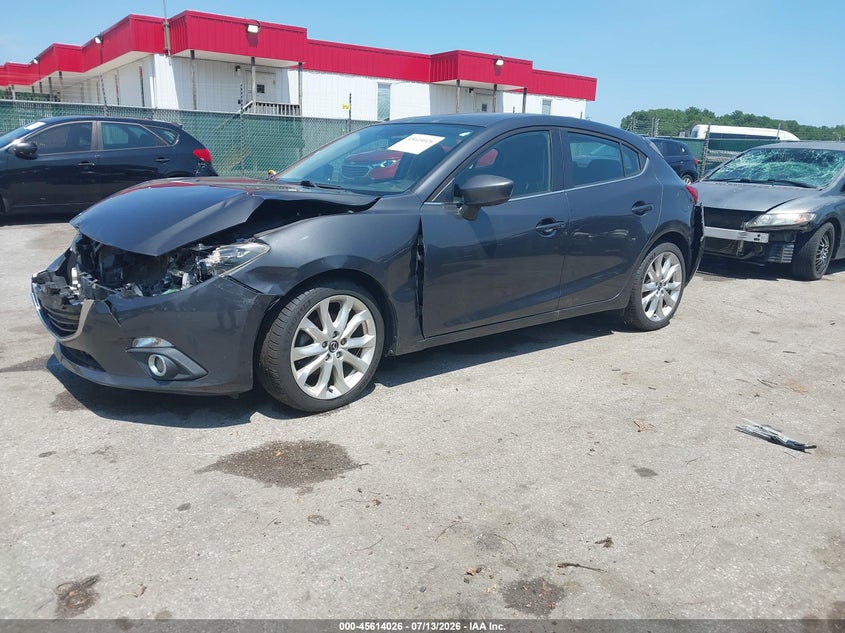 Vin: jm1bm1m32f1259308, lot: 46112476, mazda mazda3 s grand touring 20152