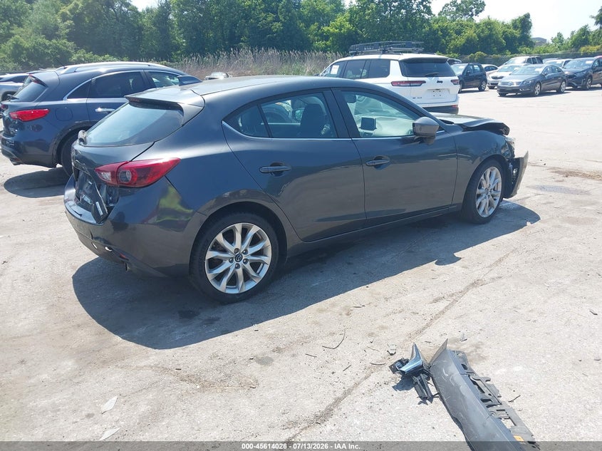 Vin: jm1bm1m32f1259308, lot: 46112476, mazda mazda3 s grand touring 20154