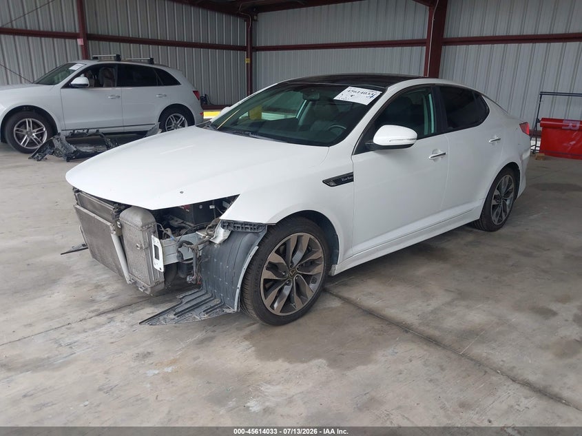 Vin: 5xxgr4a66fg490529, lot: 46112483, kia optima sx turbo 20152