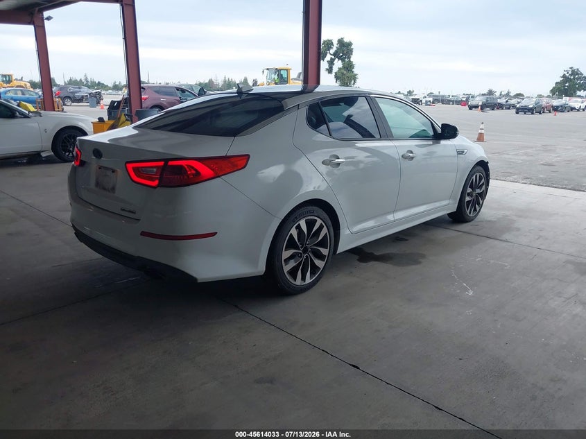 Vin: 5xxgr4a66fg490529, lot: 46112483, kia optima sx turbo 20154