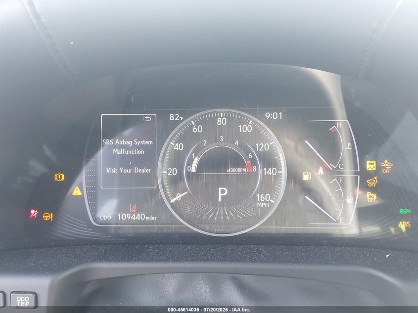 2019 Lexus Es 350 Luxury VIN: 58ABZ1B16KU029528 Lot: 45614036