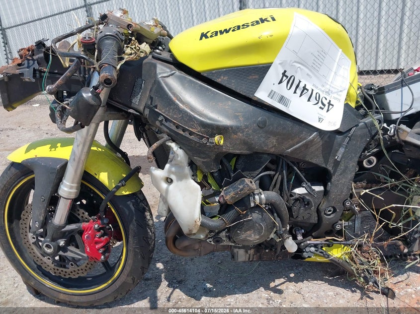 2008 Kawasaki Zx600 P VIN: JKAZX4P168A044318 Lot: 45614104