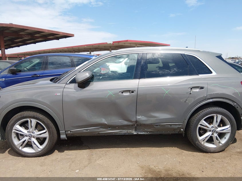 2021 Audi Q3 Premium 45 Tfsi S Line Quattro Tiptronic VIN: WA1DECF32M1014207 Lot: 45614147