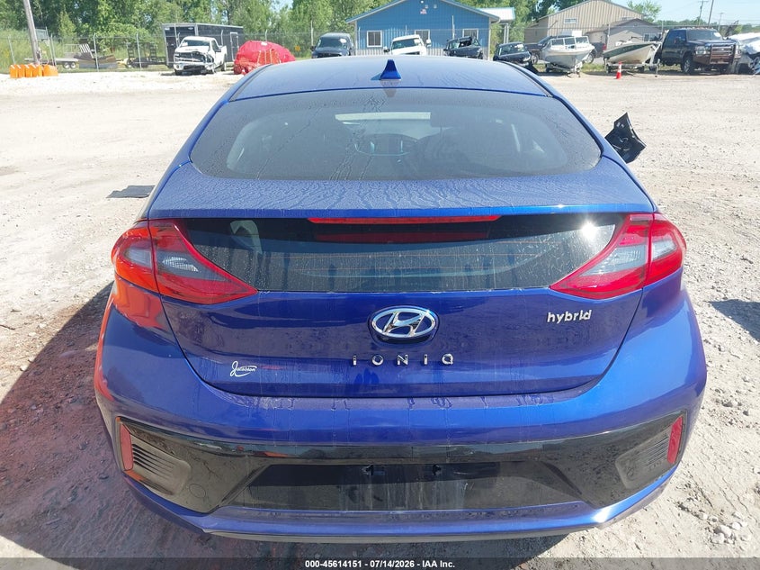 2019 Hyundai Ioniq Hybrid Sel VIN: KMHC75LC8KU117862 Lot: 45614151