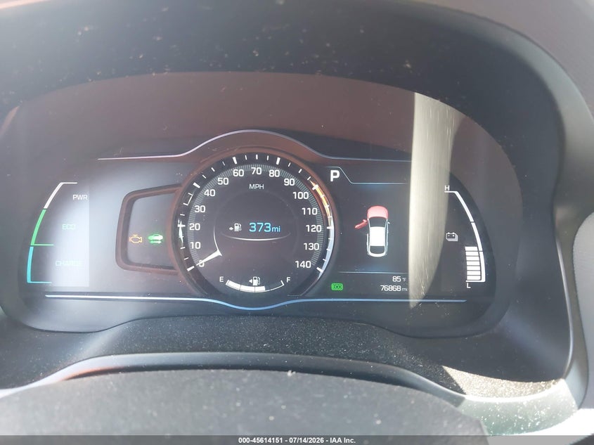 2019 Hyundai Ioniq Hybrid Sel VIN: KMHC75LC8KU117862 Lot: 45614151