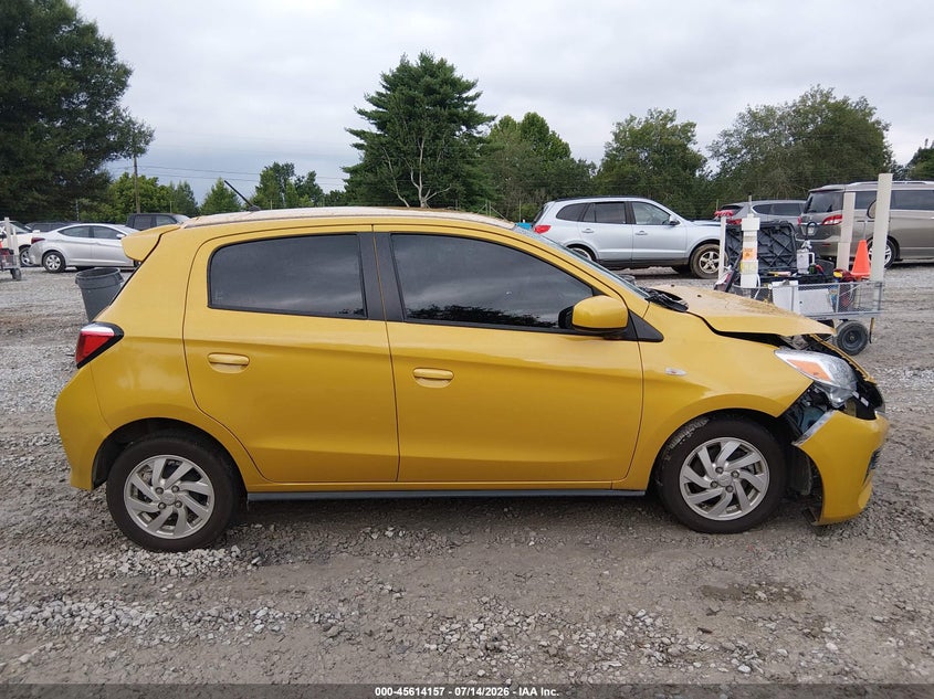 2021 Mitsubishi Mirage Carbonite Edition/Es/Le VIN: ML32AUHJ5MH002444 Lot: 45614157