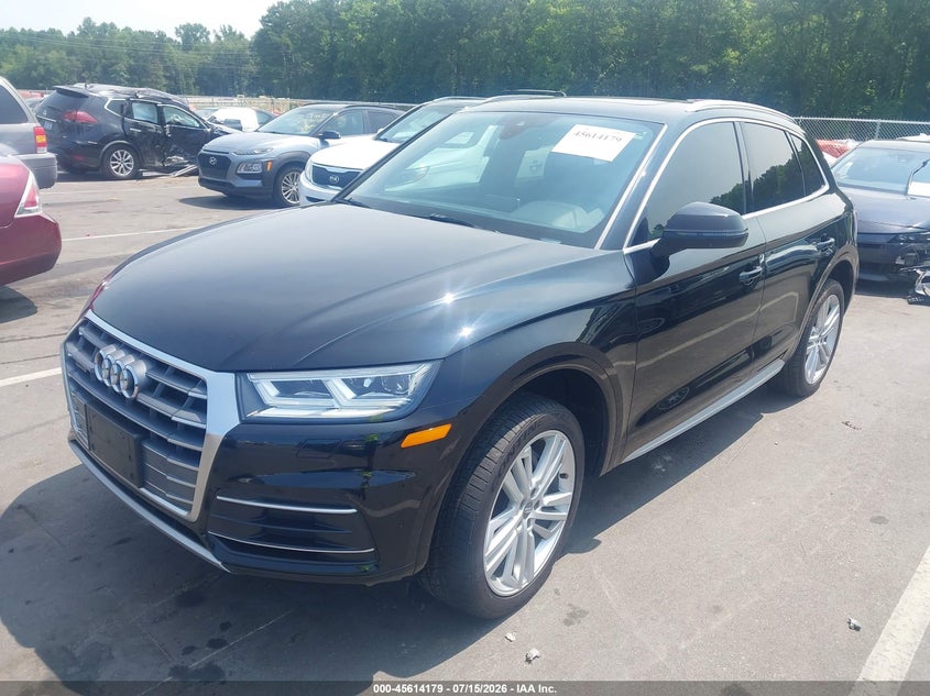 Vin: wa1bnafy1j2208952, lot: 46112629, audi q5 2.0t premium/2.0t tech premium 20182