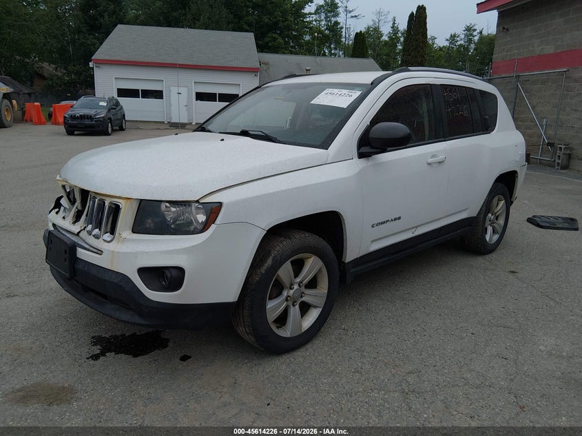 Vin: 1c4njdbb6fd395778, lot: 46112677, jeep compass sport 20152