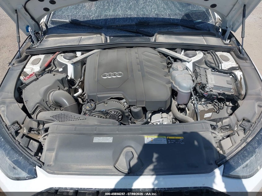 2021 AUDI A4 SEDAN 2.0L I-4 DI, DOHC, VVT, TURBO, 201HP