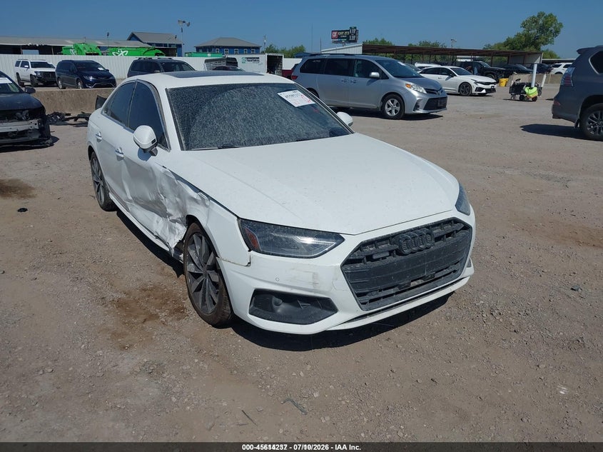 2021 AUDI A4 SEDAN 2.0L I-4 DI, DOHC, VVT, TURBO, 201HP