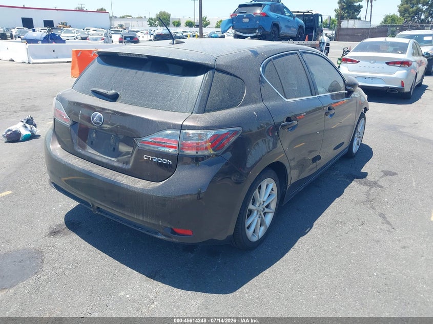 2011 Lexus Ct 200H Premium VIN: JTHKD5BH7B2042152 Lot: 45614248