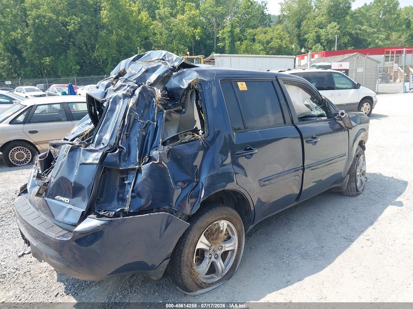 Vin: 5fnyf4h56cb023877, lot: 46112708, honda pilot ex-l 20124