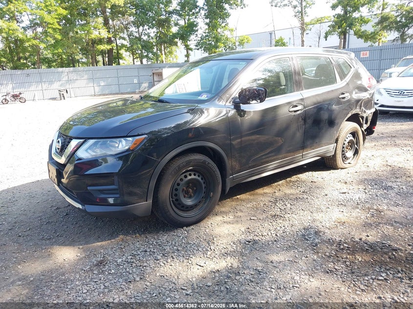 2017 Nissan Rogue, Left Rear, IAAI, VIN KNMAT2MV3HP500167 — photo 2
