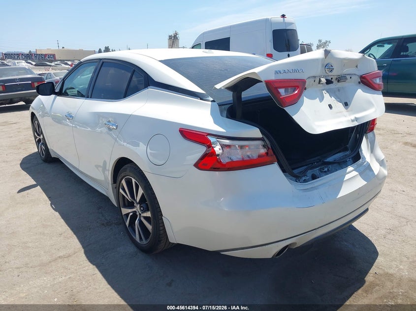 2017 NISSAN MAXIMA auction photo 3