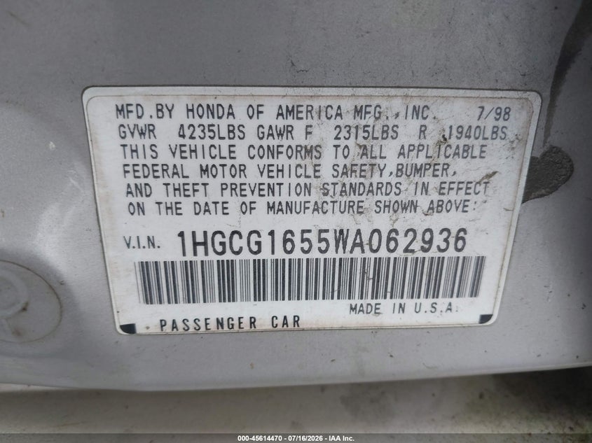 AtlanticExpress - Honda Accord