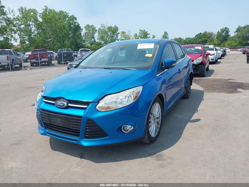 Vin: 1fahp3h22cl242433, lot: 46112957, ford focus sel 20122