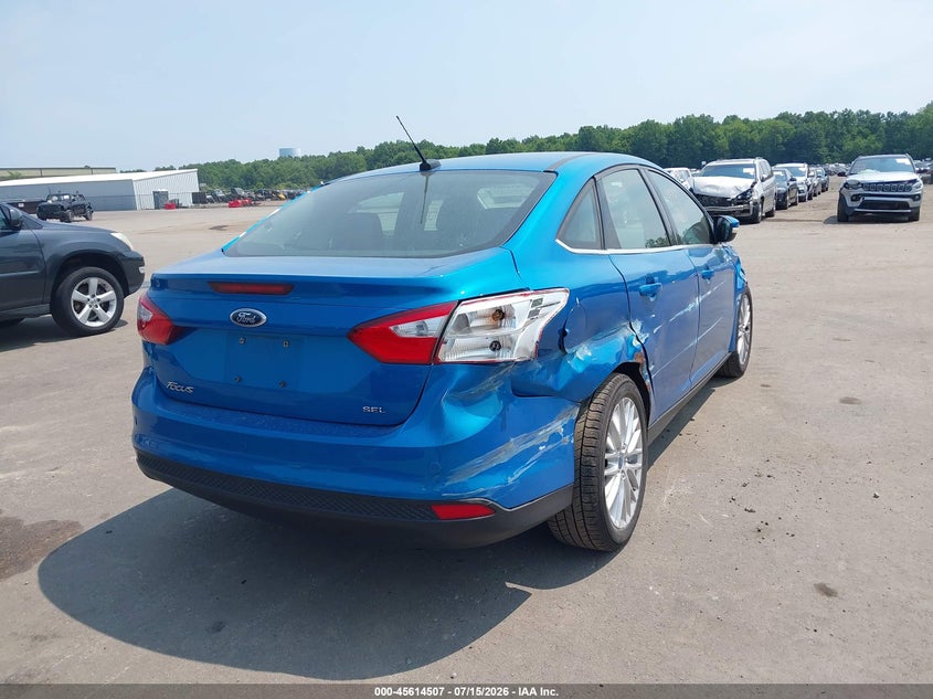 Vin: 1fahp3h22cl242433, lot: 46112957, ford focus sel 20124