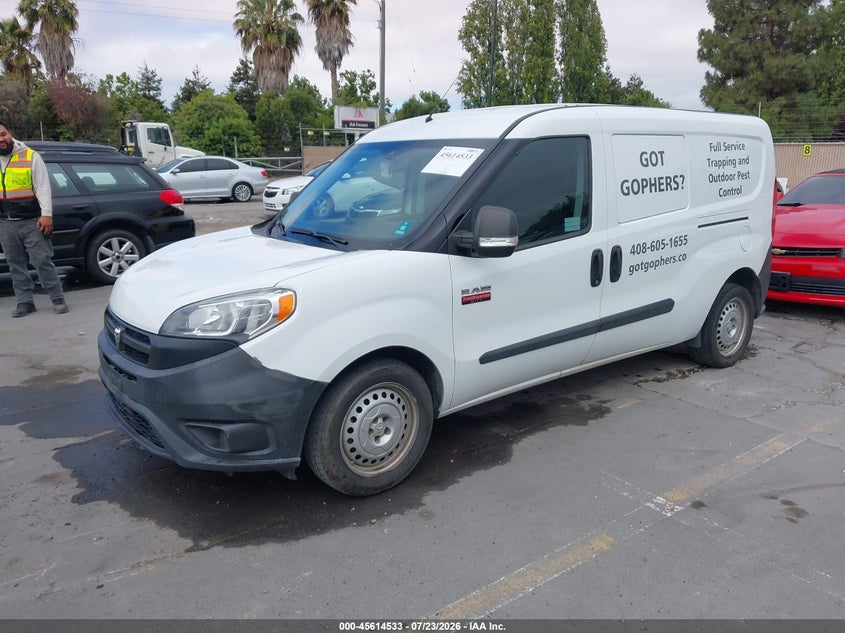 Vin: zfberfabxj6l36299, lot: 46112983, ram promaster city tradesman 20182