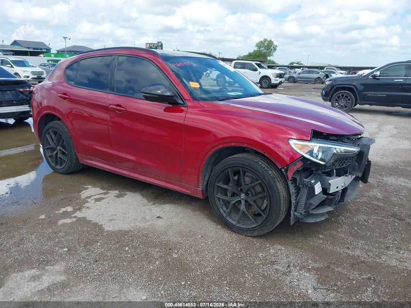 2021 Alfa Romeo Stelvio Ti Awd, Перёд, IAAI, VIN ZASPAKBN6M7D00579