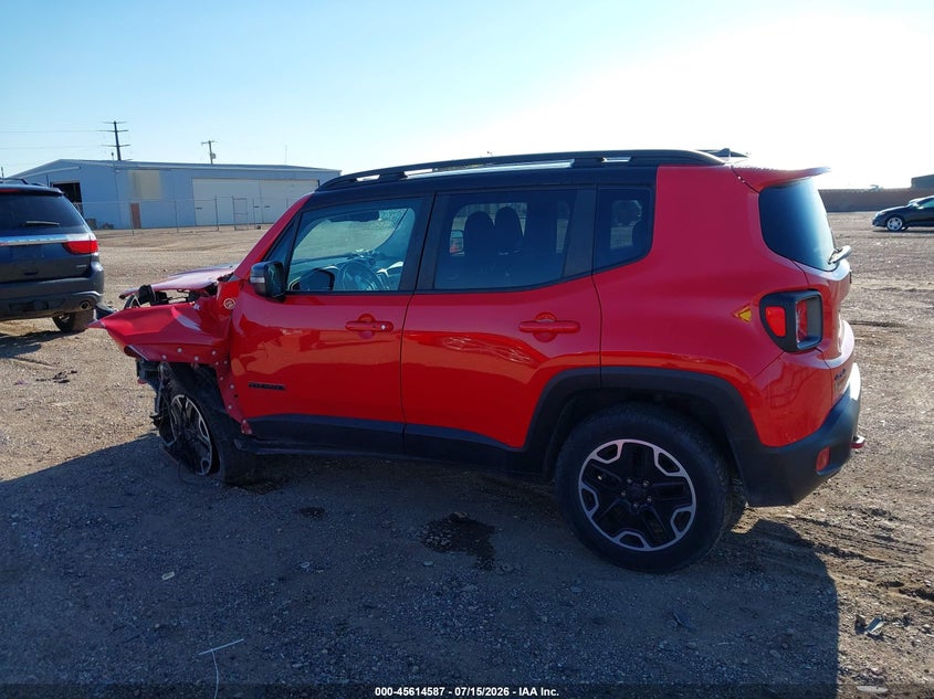 2016 Jeep Renegade Trailhawk VIN: ZACCJBCT2GPD12756 Lot: 45614587