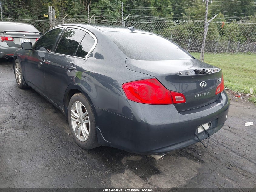 Vin: jn1dv6ap9bm830511, lot: 46113041, infiniti g25 journey 20113