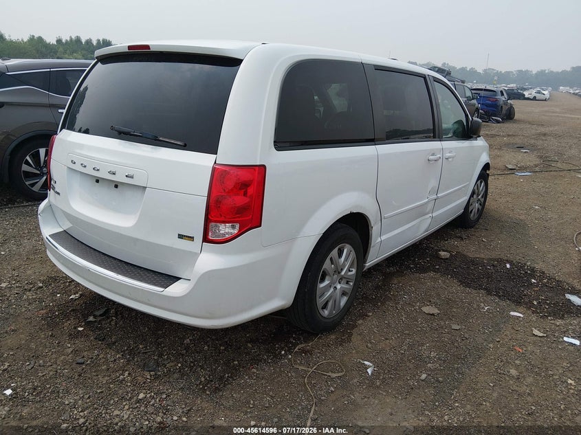 Vin: 2c4rdgbg3hr651770, lot: 46113046, dodge grand caravan se 20174