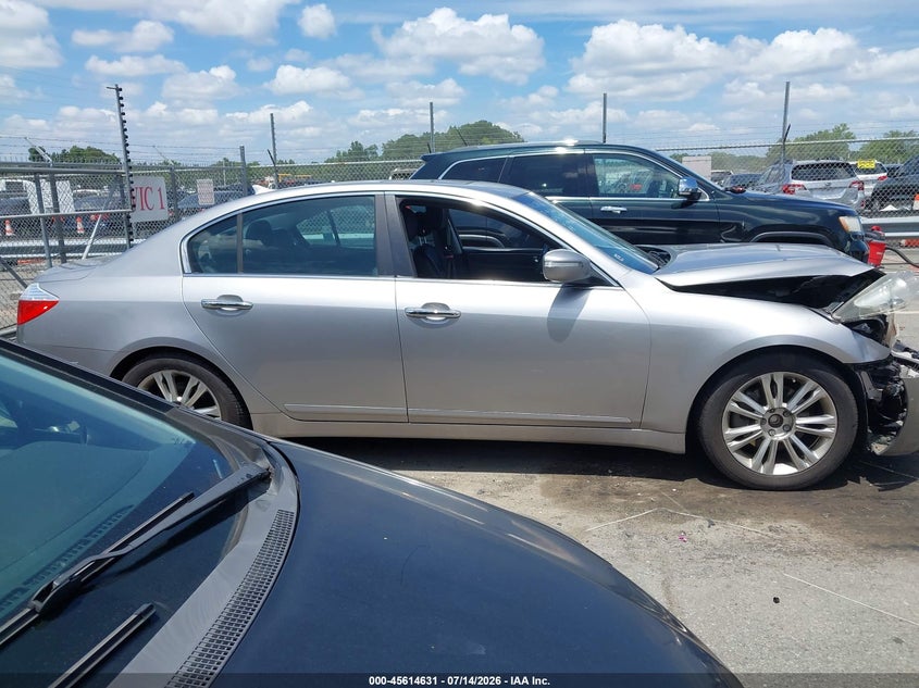 2010 Hyundai Genesis 3.8 VIN: KMHGC4DEXAU096826 Lot: 45614631