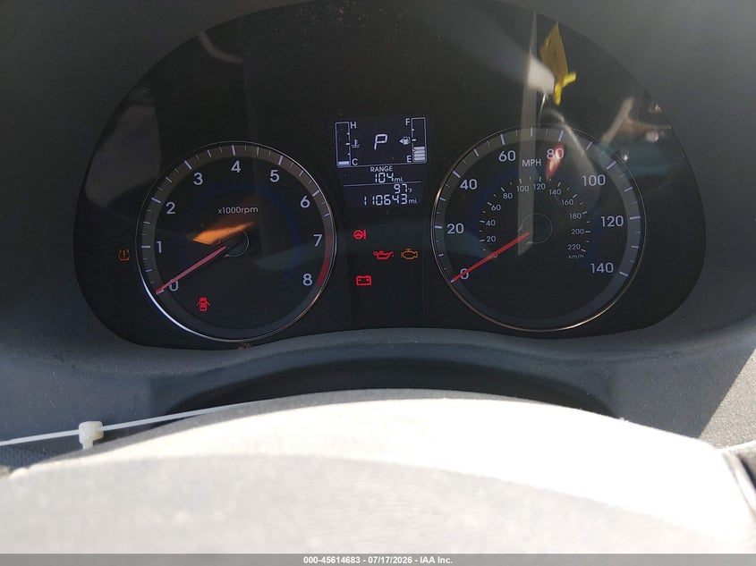 2017 Hyundai Accent Se VIN: KMHCT4AE1HU323379 Lot: 45614683