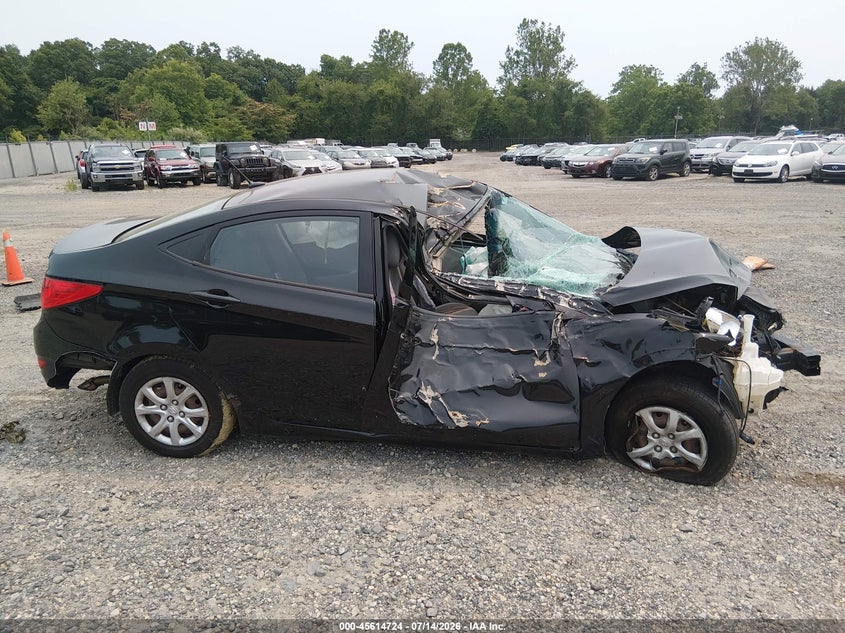 2013 Hyundai Accent Gls VIN: KMHCT4AE2DU556391 Lot: 45614724