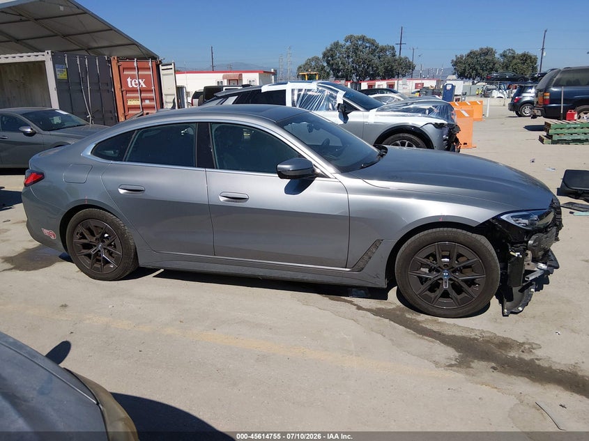 2023 BMW I4 Edrive40 VIN: WBY73AW04PFR36292 Lot: 45614755