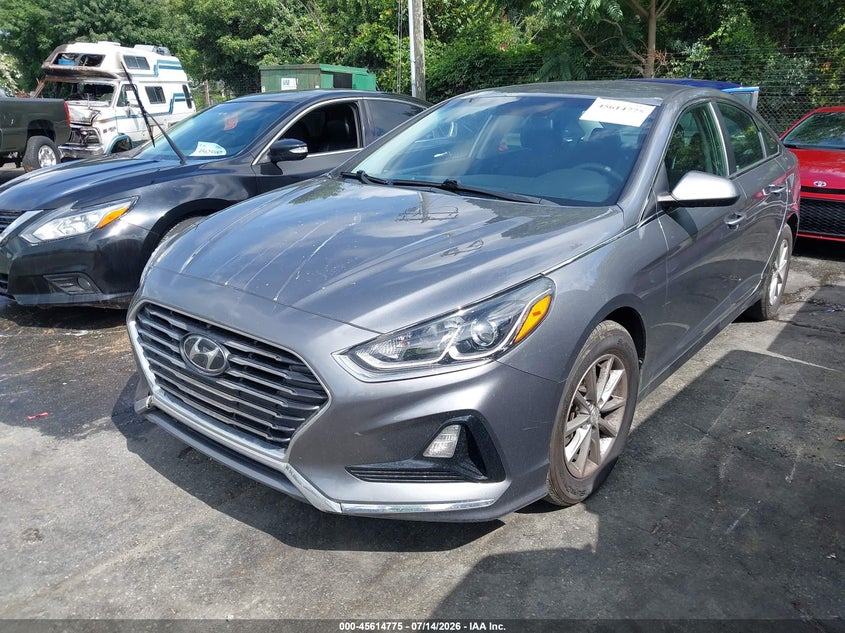 2019 Hyundai Sonata, Theft Recovery, IAAI, VIN 5NPE24AF2KH740472 — photo 2