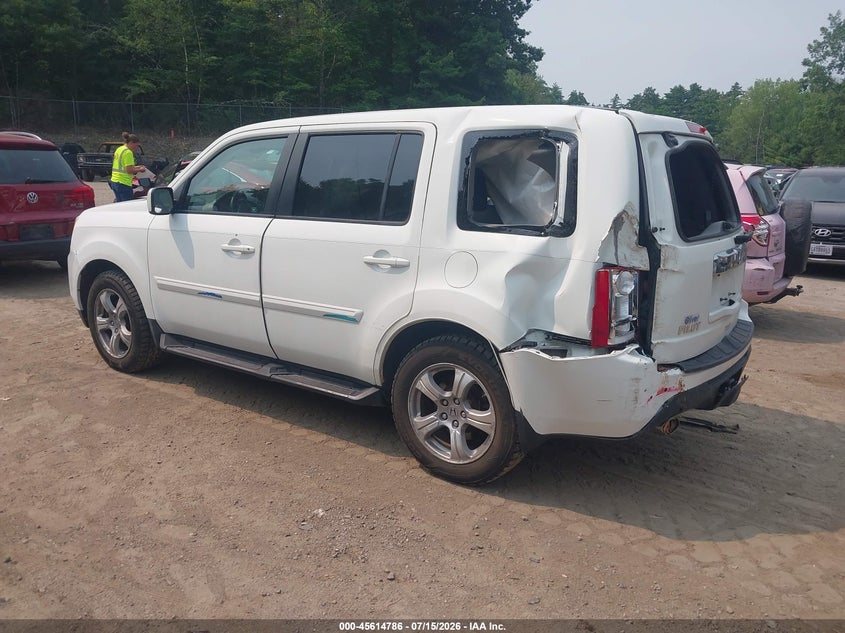 Vin: 5fnyf4h76cb052653, lot: 46113235, honda pilot ex-l 20123