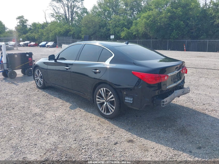 2016 INFINITI Q50 auction photo 3