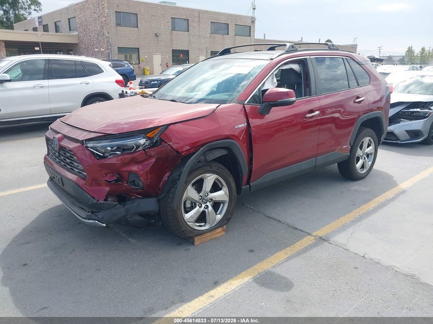 2021 TOYOTA RAV4 HYBRID auction photo 2