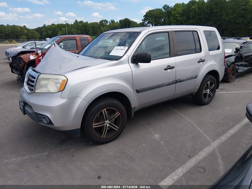 Vin: 5fnyf3h24eb019765, lot: 46113304, honda pilot lx 20142