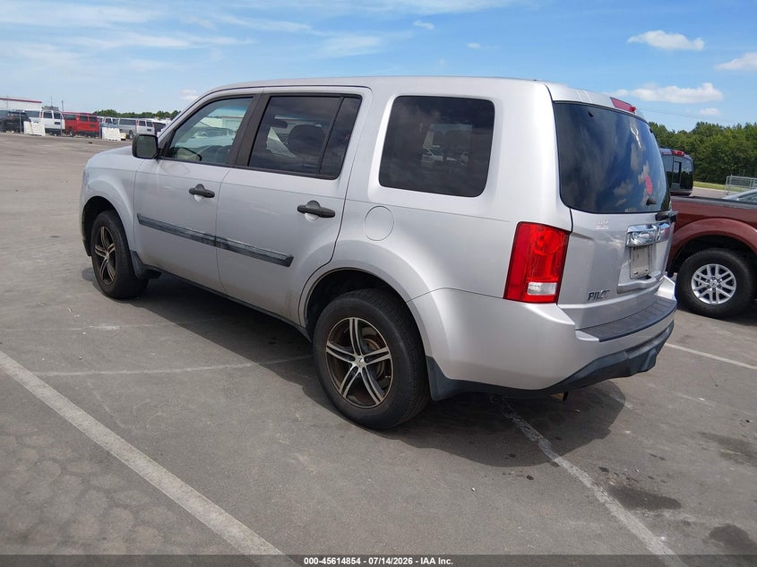 Vin: 5fnyf3h24eb019765, lot: 46113304, honda pilot lx 20143