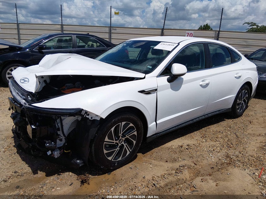 Vin: kmhl64ja8ra412096, lot: 46113309, hyundai sonata hybrid blue 20262