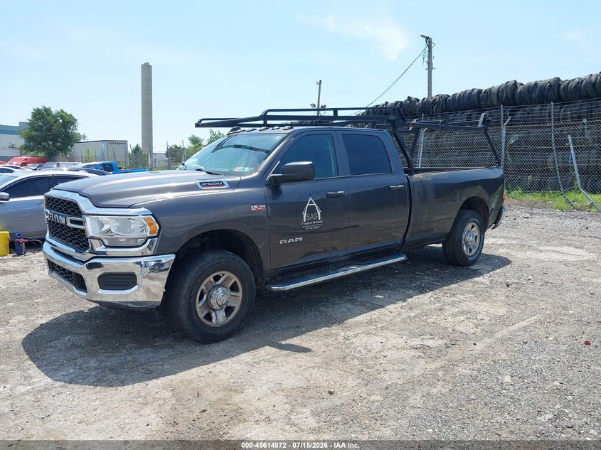 Vin: 3c6ur5hj0lg104979, lot: 46113322, ram 2500 tradesman  4x4 8' box 20202