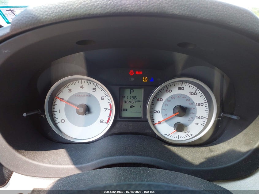 2013 SUBARU IMPREZA auction photo 7