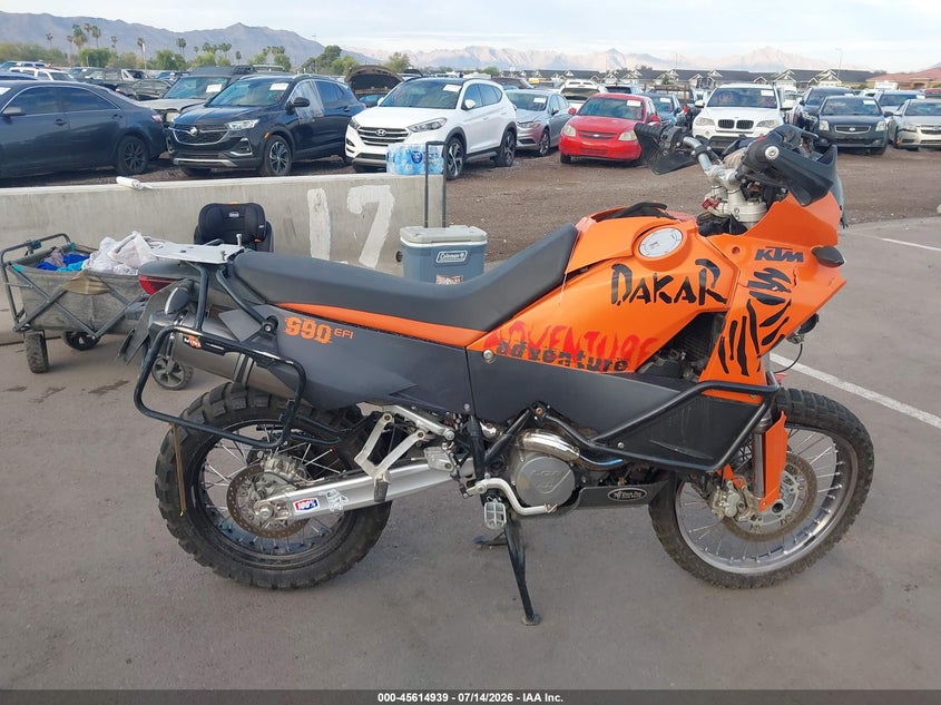 2007 Ktm 950 Adventure VIN: VBKVA44007M932009 Lot: 45614939