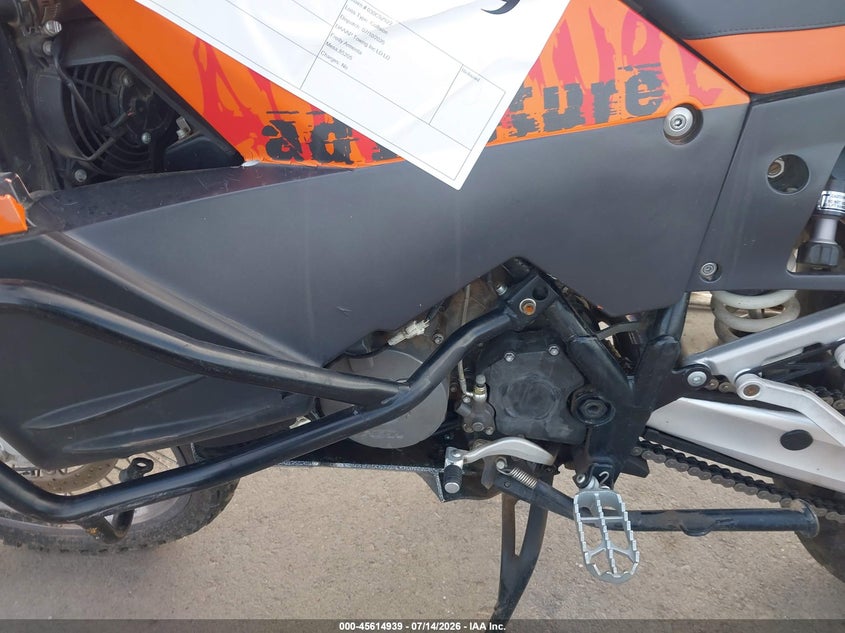 2007 Ktm 950 Adventure VIN: VBKVA44007M932009 Lot: 45614939