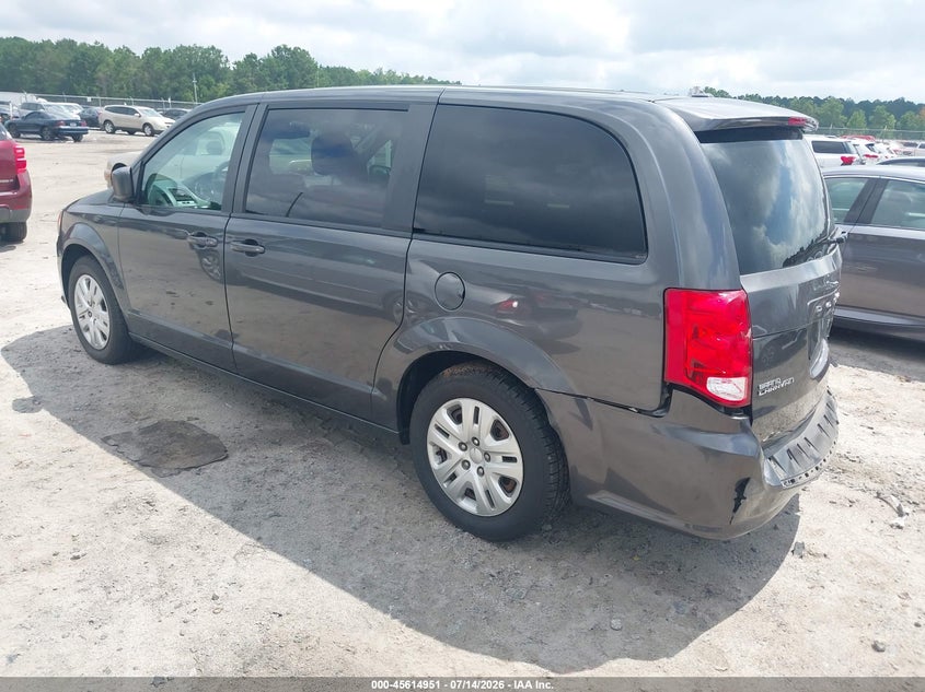 Vin: 2c4rdgbg9jr323999, lot: 46113401, dodge grand caravan se 20183